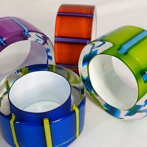 Glass Napkin Rings